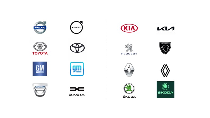 Rebranding marcas de coches